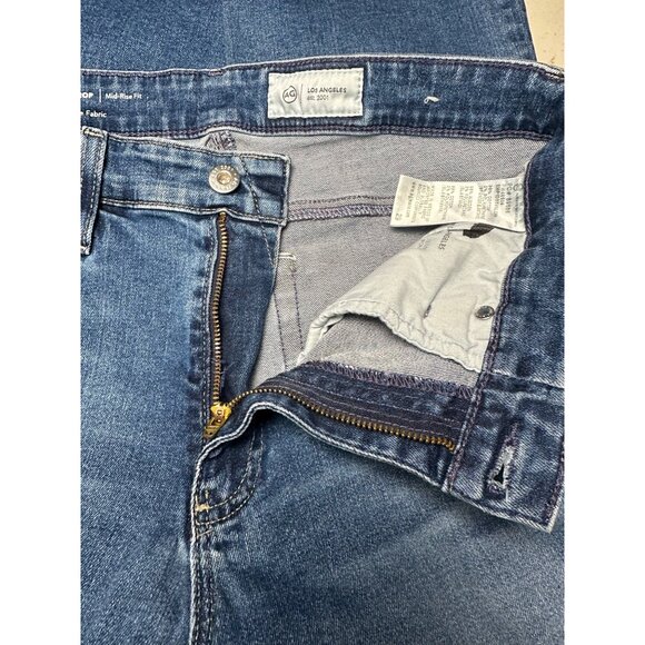 AG Adriano Goldschmied Womens Jeans 29 Farrah Boot Crop Mid Rise Japanese Denim - Picture 8 of 12